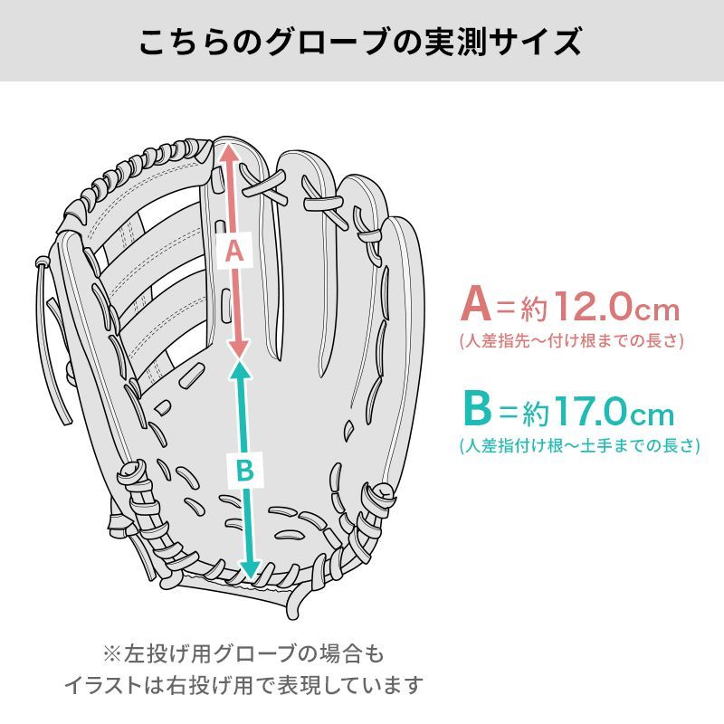 クリーニング済み 】 アシックス 軟式グローブ / 内野手用 型付け済み