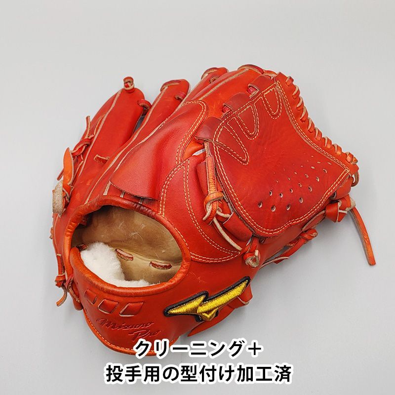 今週中までの価格です⭐︎ミズノ　型付け済み　軟式グローブ クリーニング済み 】 ミズノ 軟式グローブ / 投手用 型付け済み
