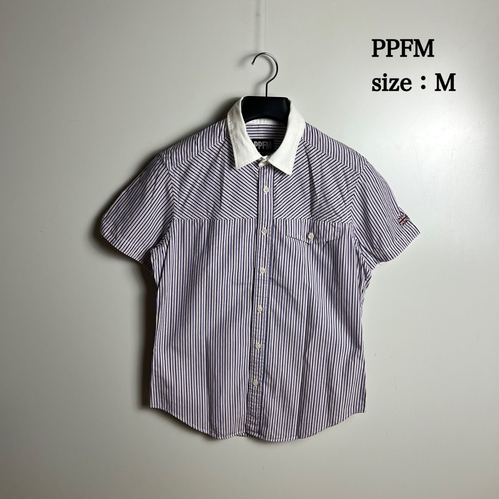PPFM 00s 2009 archive stripes shirts M ピーピーエフエム アーカイブ