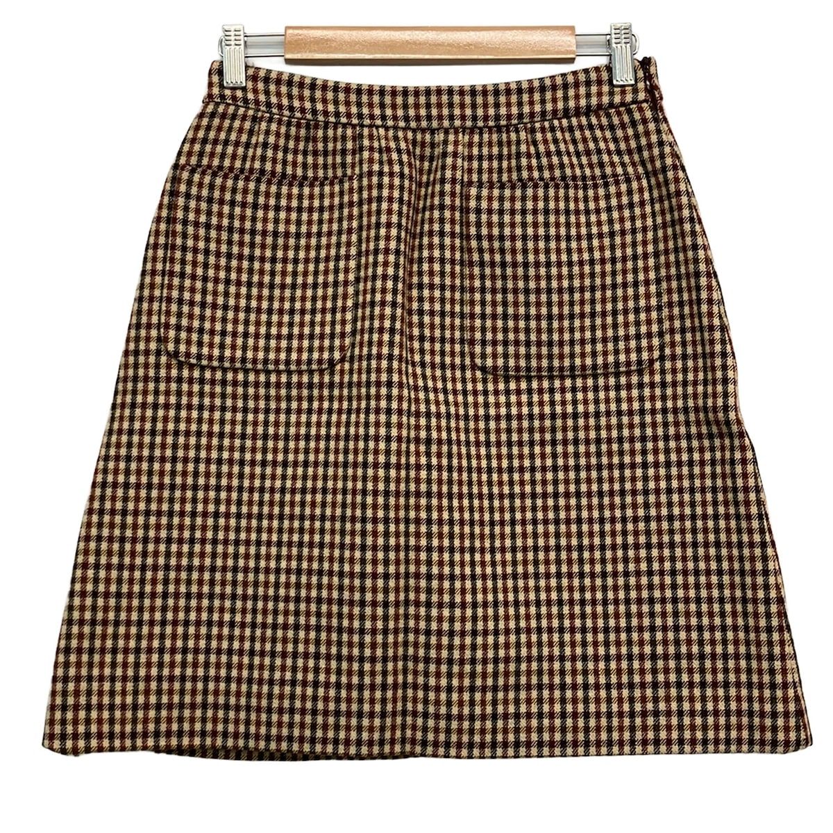 miumiu(ミュウミュウ) スカート サイズ42 M レディース美品 - ベージュ