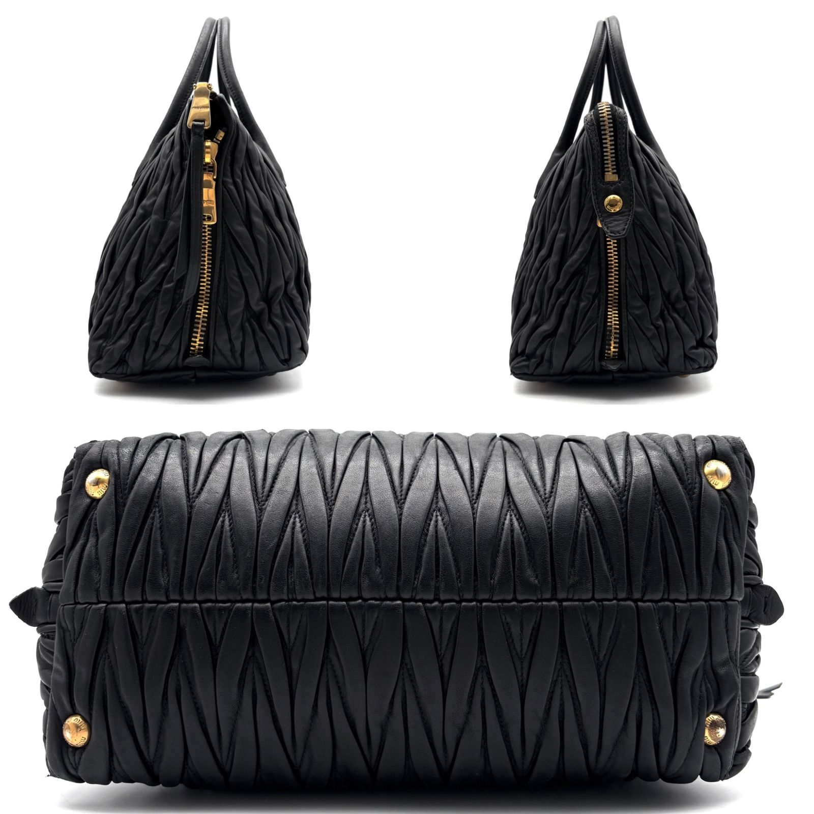 正規品 ミュウミュウ MIU MIU マテラッセ 2way ハンドバッグ 