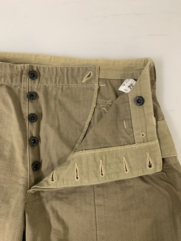 中古品】 WAREHOUSE ウエアハウス MILITARY HERRINGBONE MONKEY PANTS