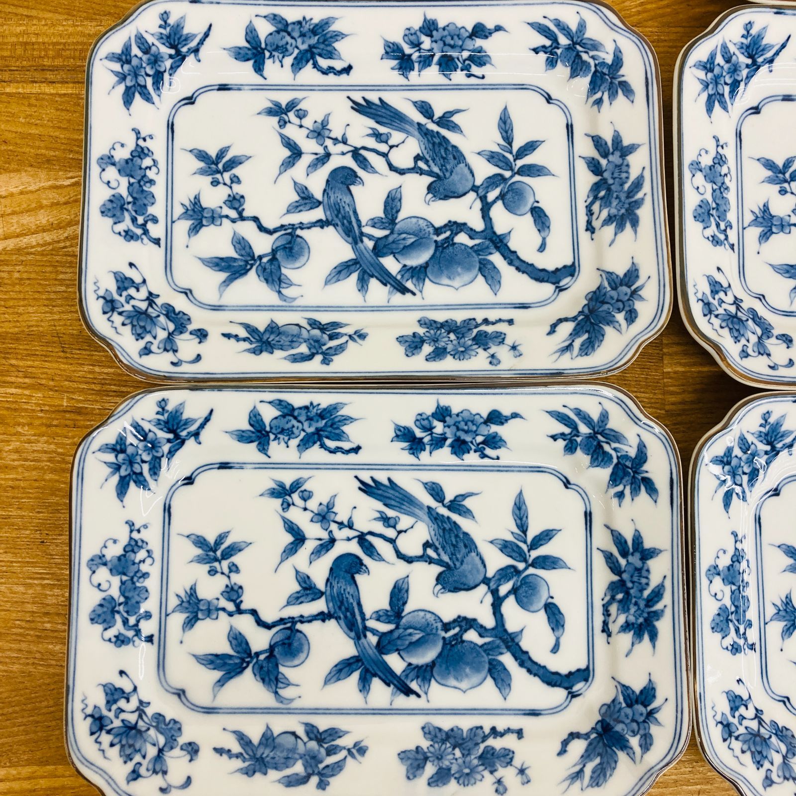 陶器 皿 5枚セット 鳥 花 - メルカリ