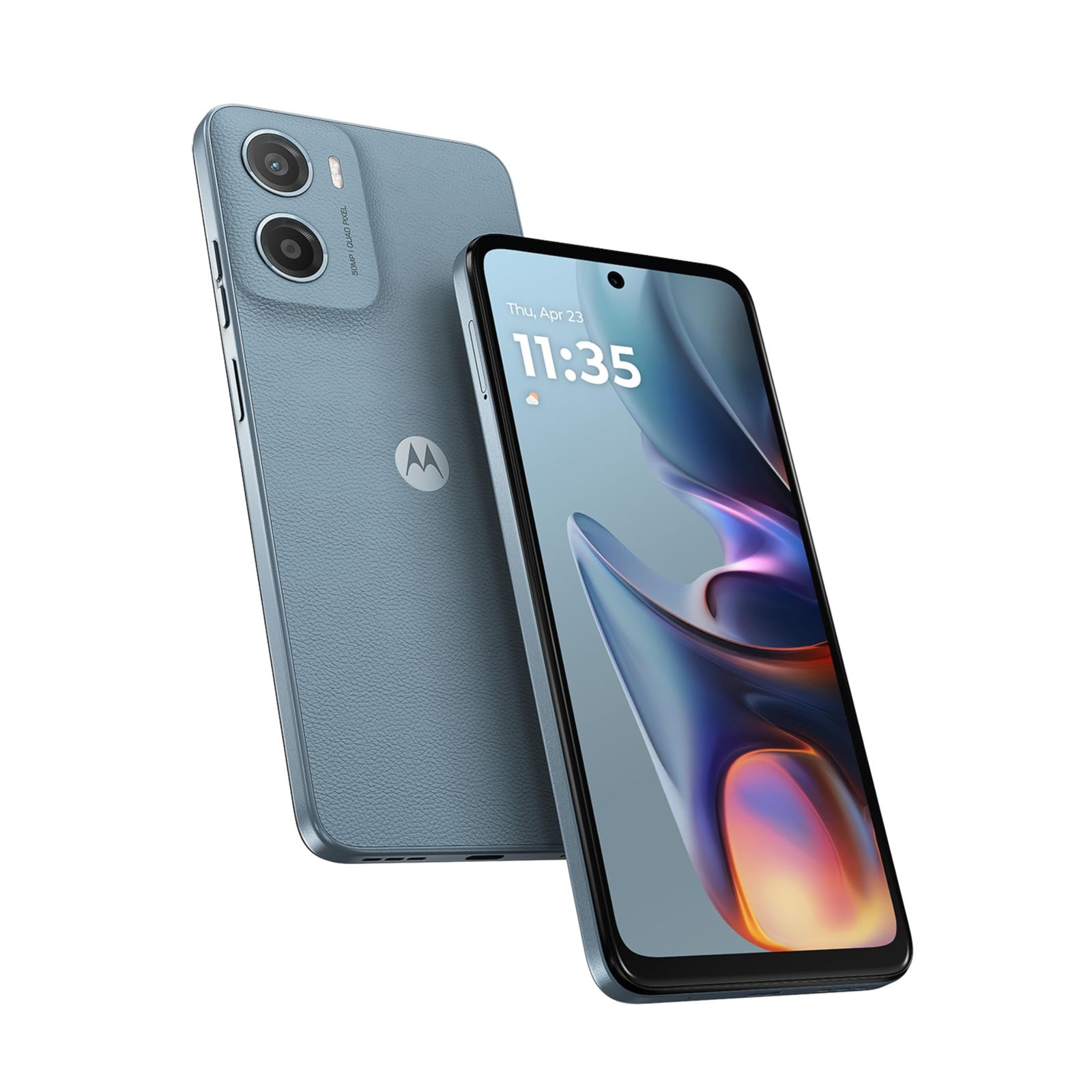 Motorola(モトローラ)motog05|8GB/128GB|ミスティブルー|SIMフリースマホ本体端末|NFC対応|ヴィーガンレザー|ゴリラガラス|正規代理店品|6.7インチ|HD+|IP52防水防塵|RAMブースト機能|PB6N00 [ミスティブルー]