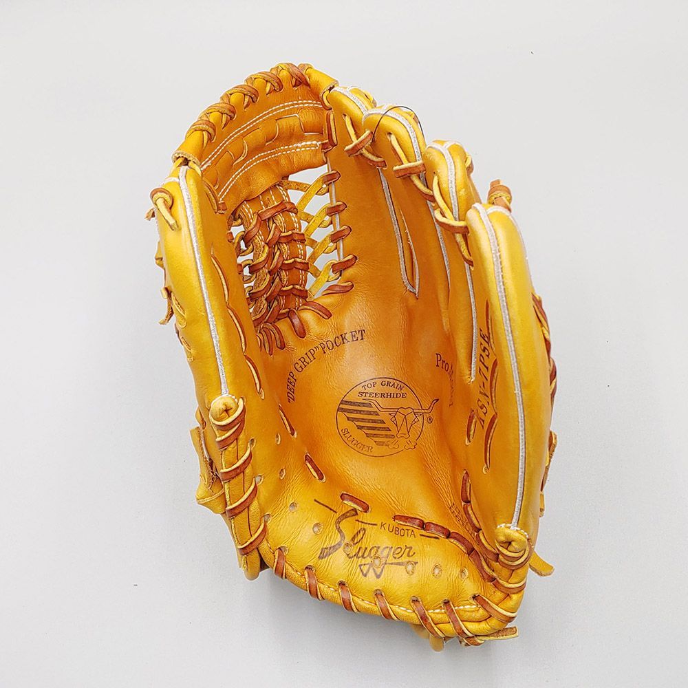クリーニング済み 】 スラッガー 軟式グローブ / 内野手用 型付け済み