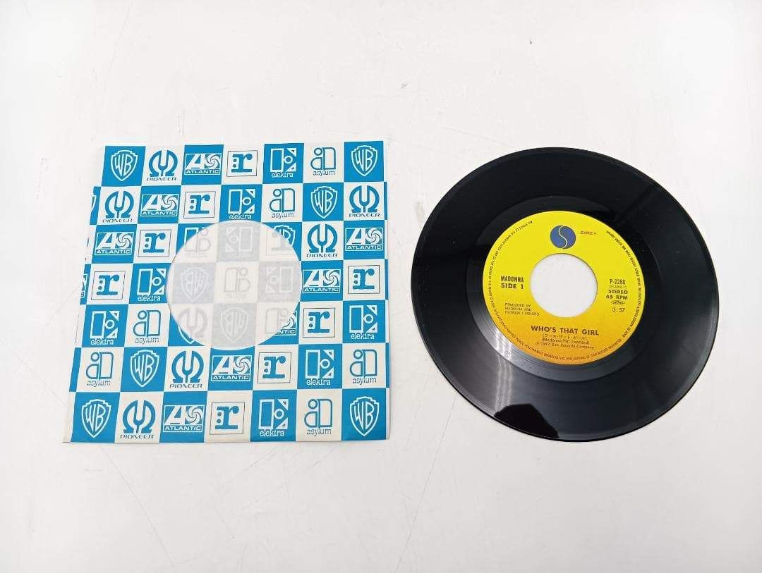 マドンナ　COLLABORATIONS　極少プレス限定盤 カラー盤 LPレコード フーズザットガール マドンナ レコード EP 希少品_Y 5897 - メルカリ