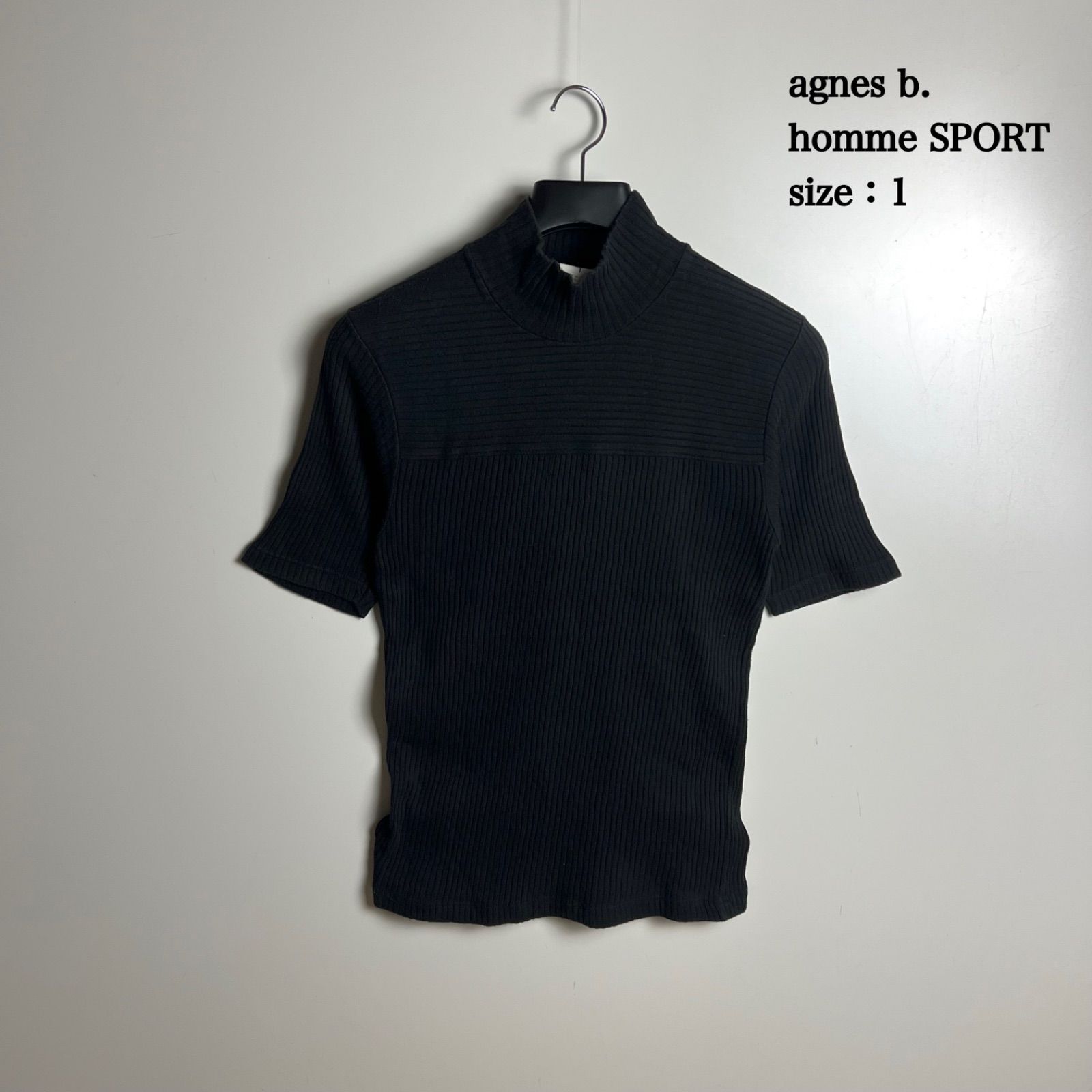 90s agnes.b homme archive france コットンツイル agnes b. homme SPORT 90s 00s france archive high neck Tee 1 S
