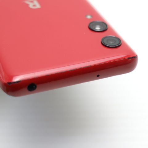 美品 Rakuten Hand クリムゾンレッド 即日発送 スマホ 白ロム 楽天