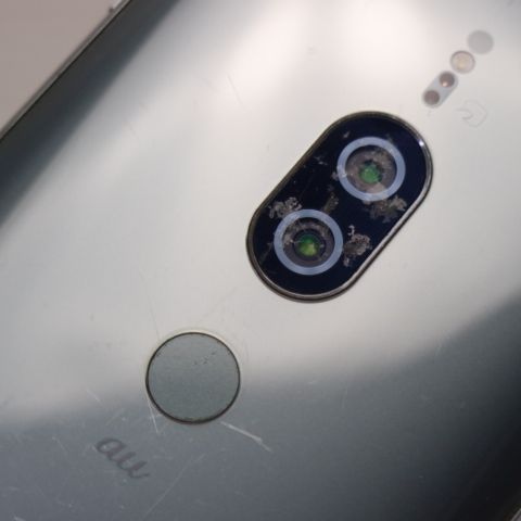 美品 SOV38 Xperia XZ2 Premium シルバー スマホ 即日発送 スマホ 白