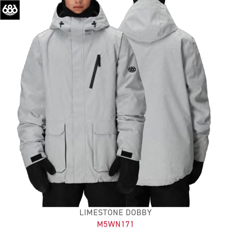 Lサイズのみ スノーウェア ジャケット メンズ 25-26 686 Nightline Insulated Jacket スノーボード スキー スノボ NIGHTLINE INS JK LSCB