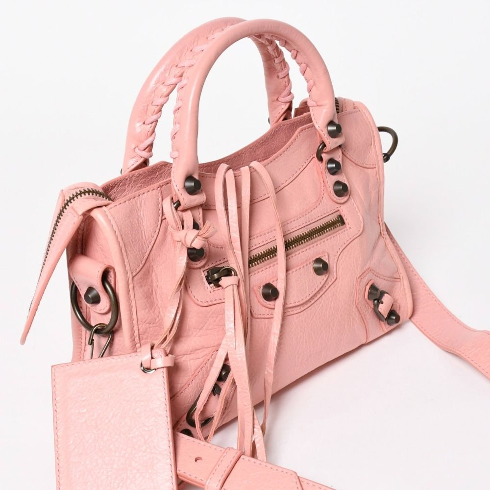 極美品 BALENCIAGA バレンシアガ ハンドバッグ Classic Mini City Bag