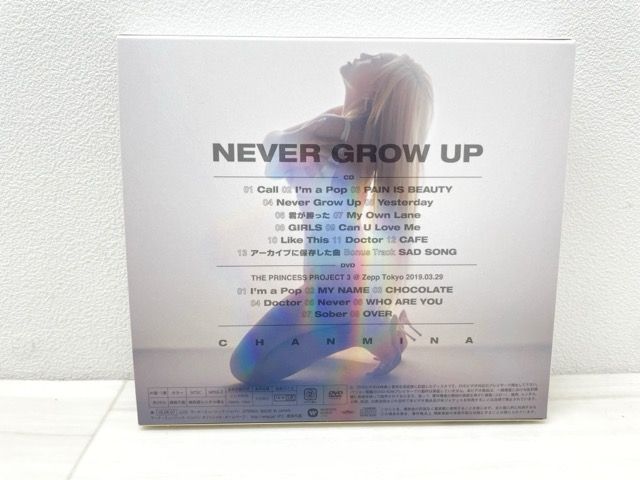 ちゃんみな Never Grow Up DVD付 初回限定盤【F7033-007】033 - メルカリ