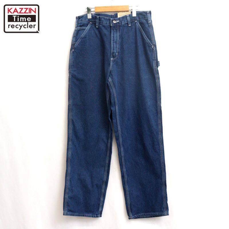 DEADSTOCK 00s Carhartt フラッシャー付き デニム ペインターパンツ メンズ 表記32×32サイズ