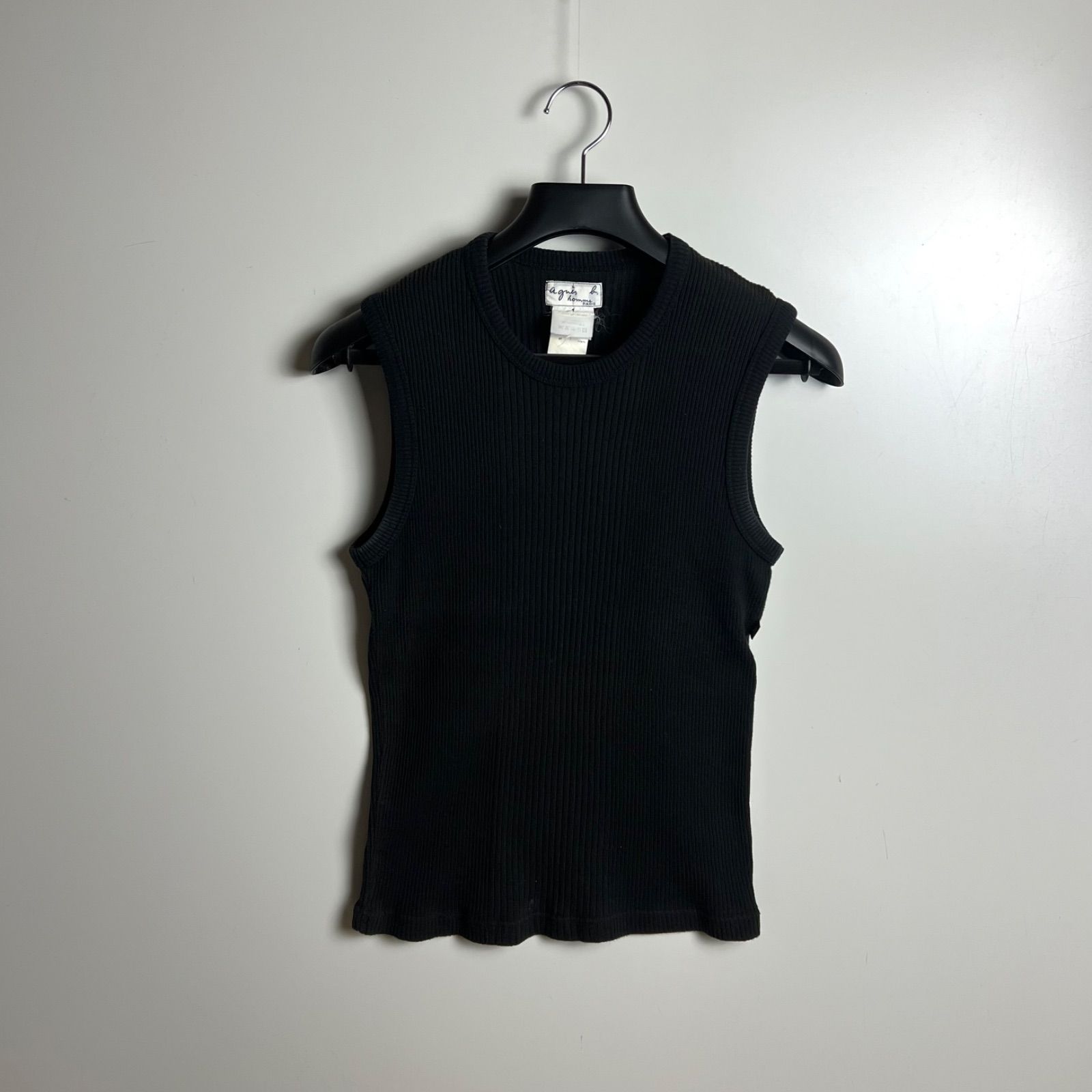 agnes b. homme 00s france archive rib tank top 1 S アニエスべー