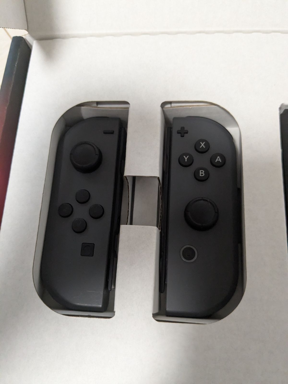 ニンテンドースイッチ 旧型 グレー 完品 動作確認済み 保護フィルム