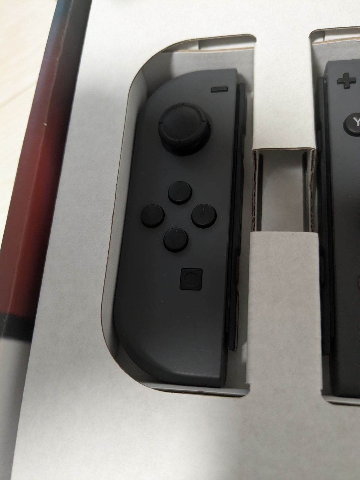 ニンテンドースイッチ 旧型 グレー 完品 動作確認済み 保護フィルム