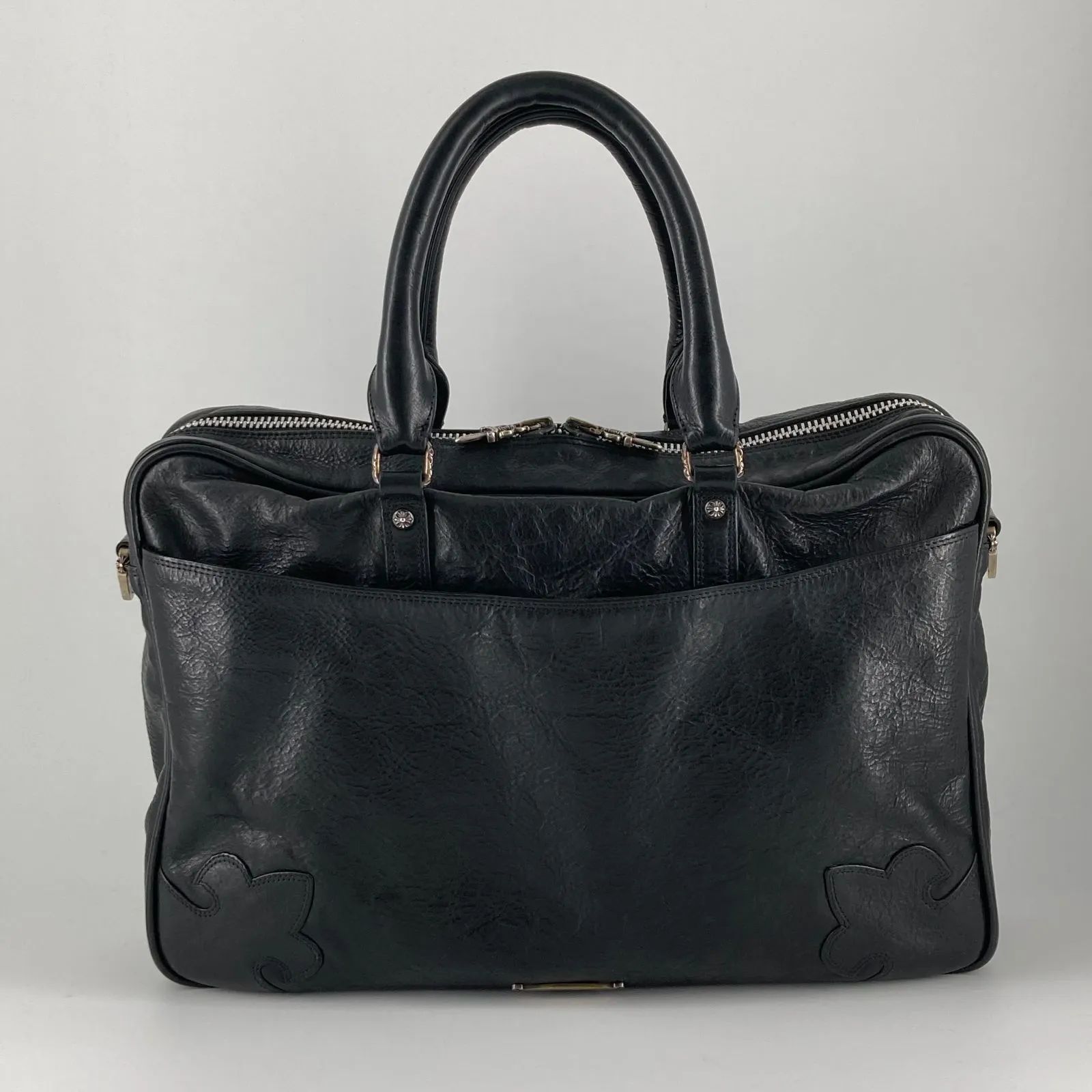 CHROME HEARTS(クロムハーツ) 2WAY ビジネス レザー バッグ ショルダー