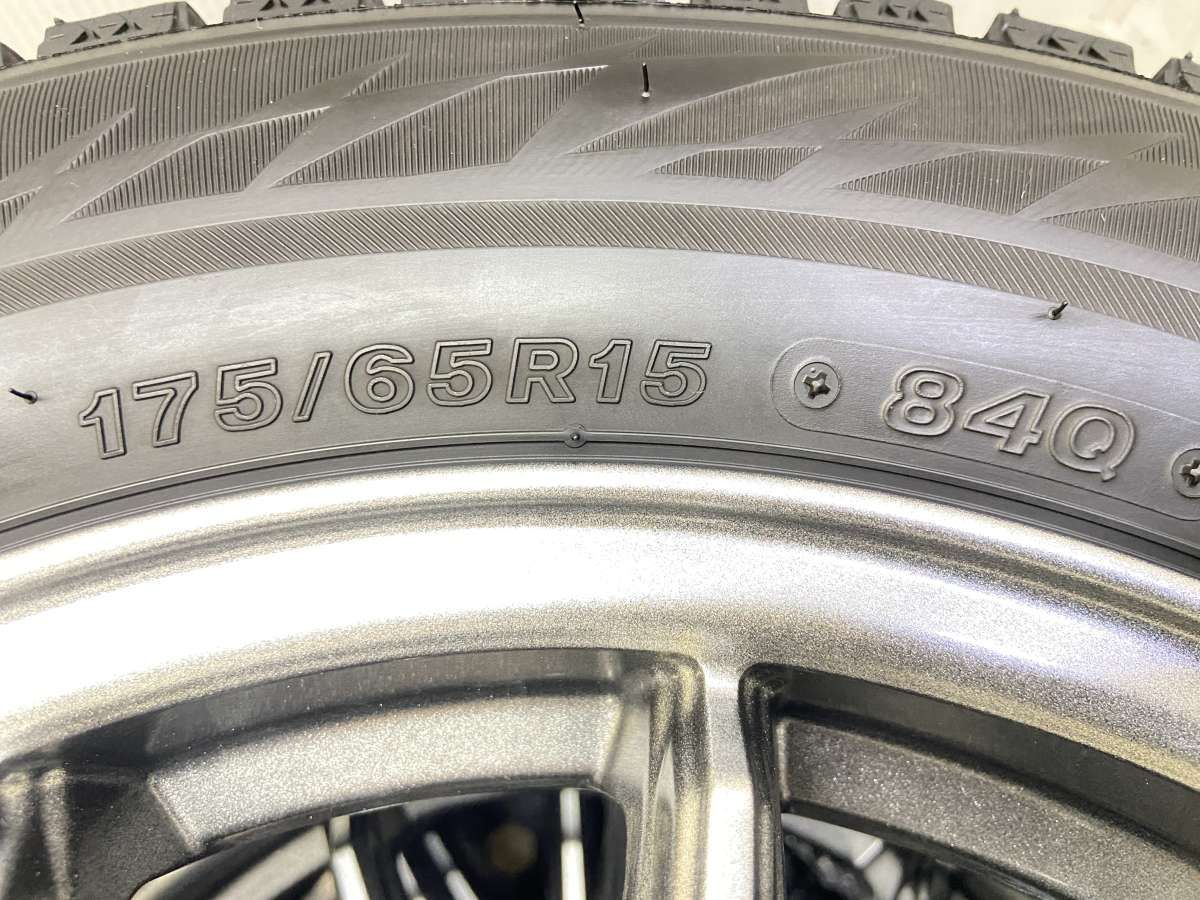 175/65R15 ブリヂストン ブリザック VRX2 ZACK 15x5.5 43 100-4穴 中古
