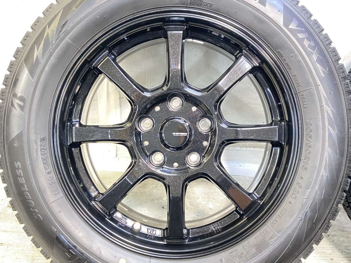 205/60R16 ブリヂストン ブリザック VRX2 G.SPEED 16x6.5 40 114.3-5穴