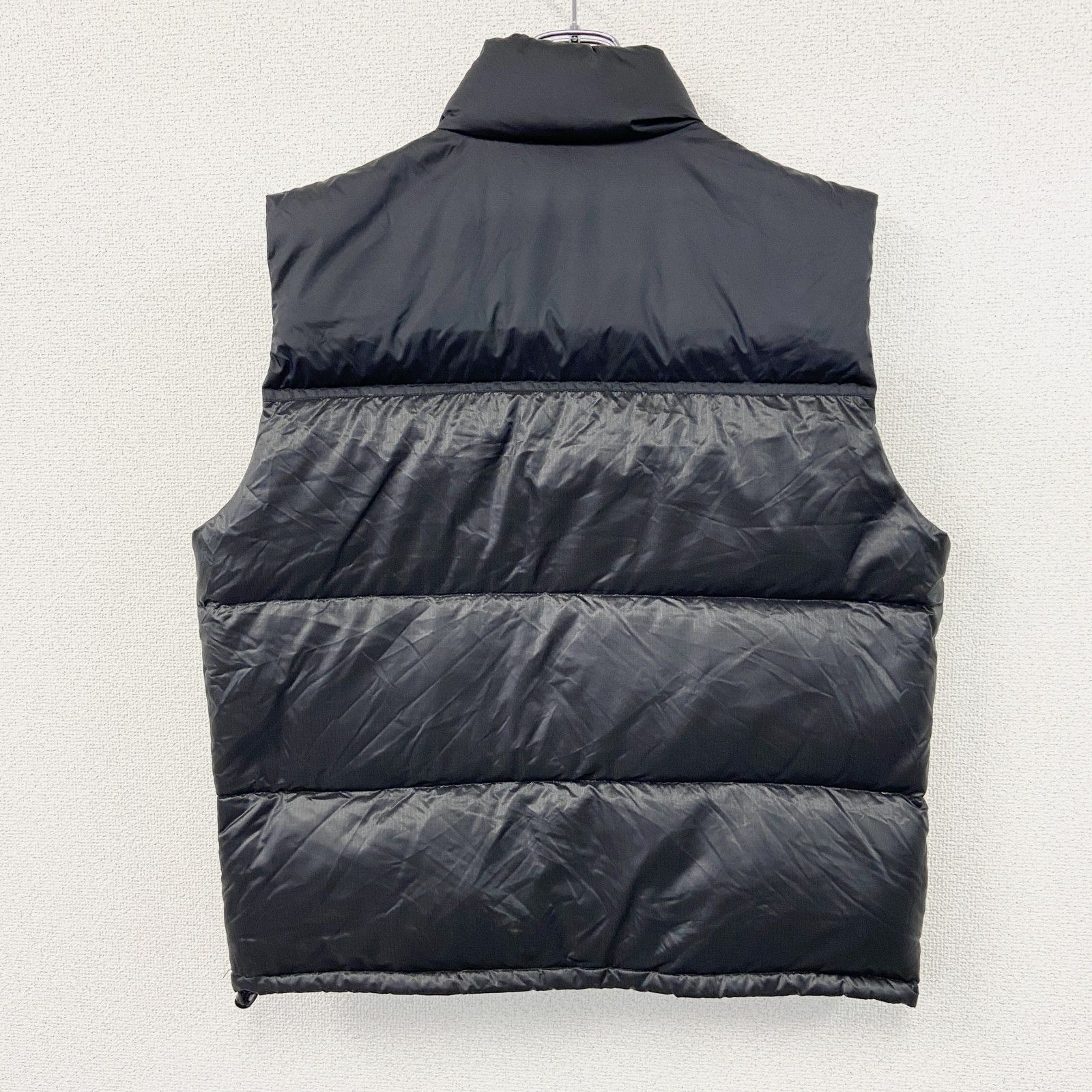 90s WOOLRICH ウールリッチ フルジップダウンベスト 素材切り替え ワン