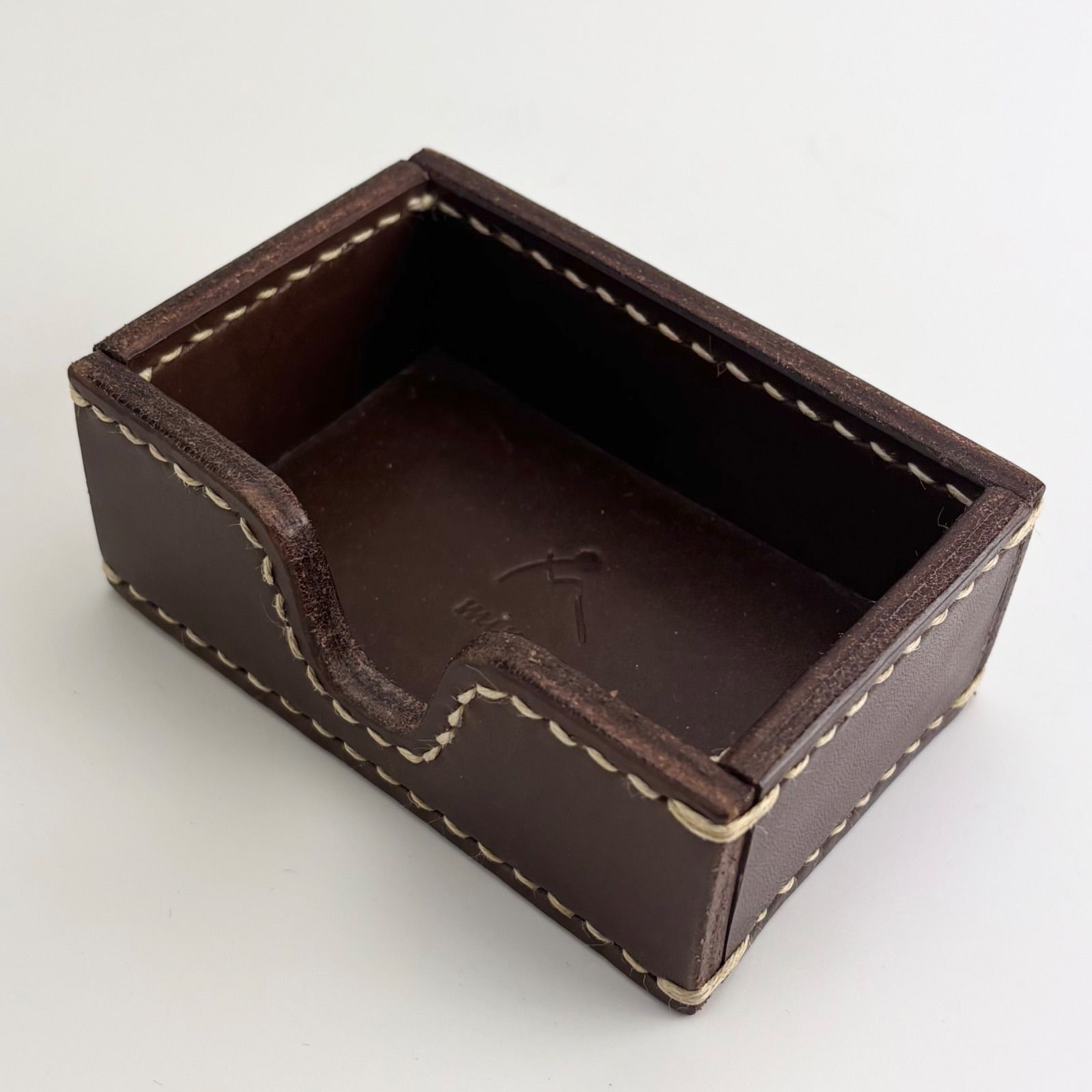 美品 minca レザートレイ 小 ミンカ
