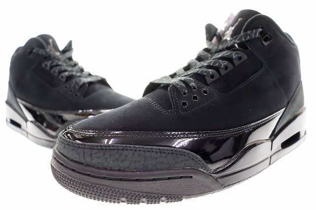 ナイキ NIKE AIR JORDAN 3 RETRO BLACK CAT 2025 28cm CT8532-001 AJ3 