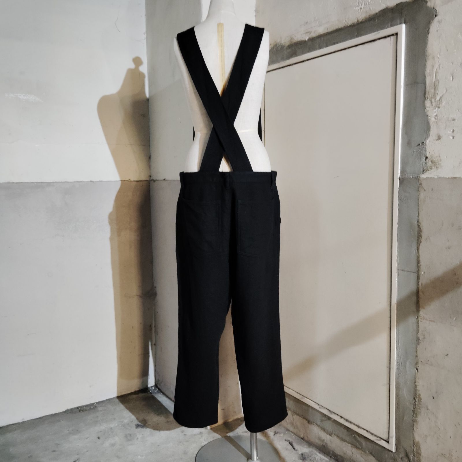 BLACK COMME des GARCONS 17aw サスペンダーパンツ ブラック