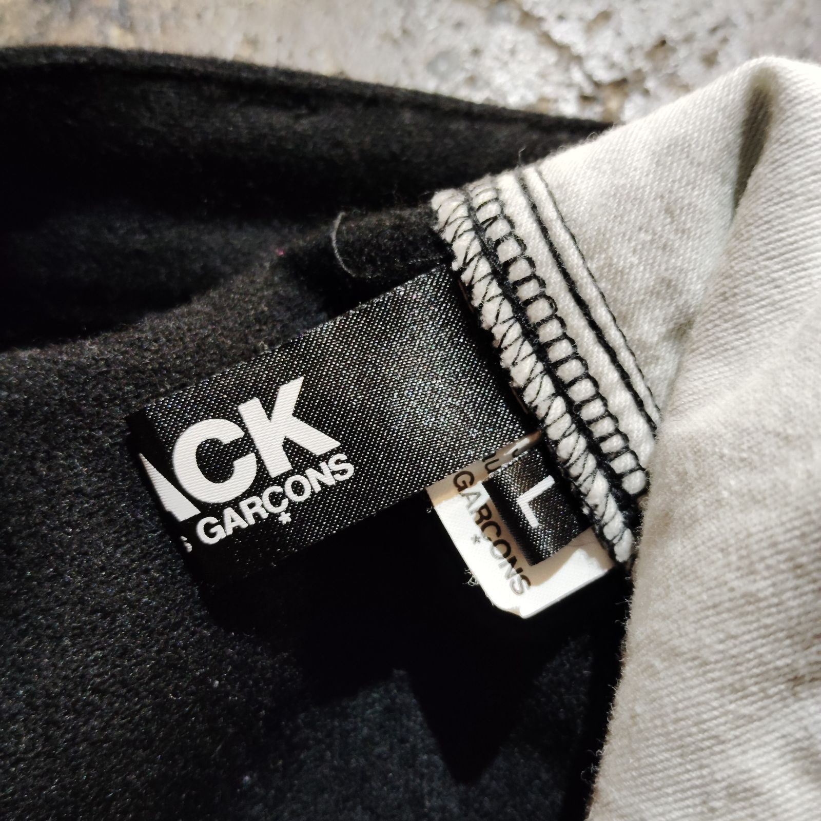 BLACK COMME des GARCONS 17aw サスペンダーパンツ ブラック