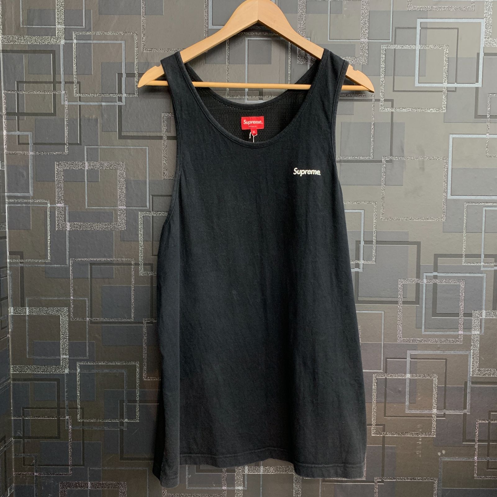 正規品】シュプリーム メッシュバック タンクトップ XL ブラック