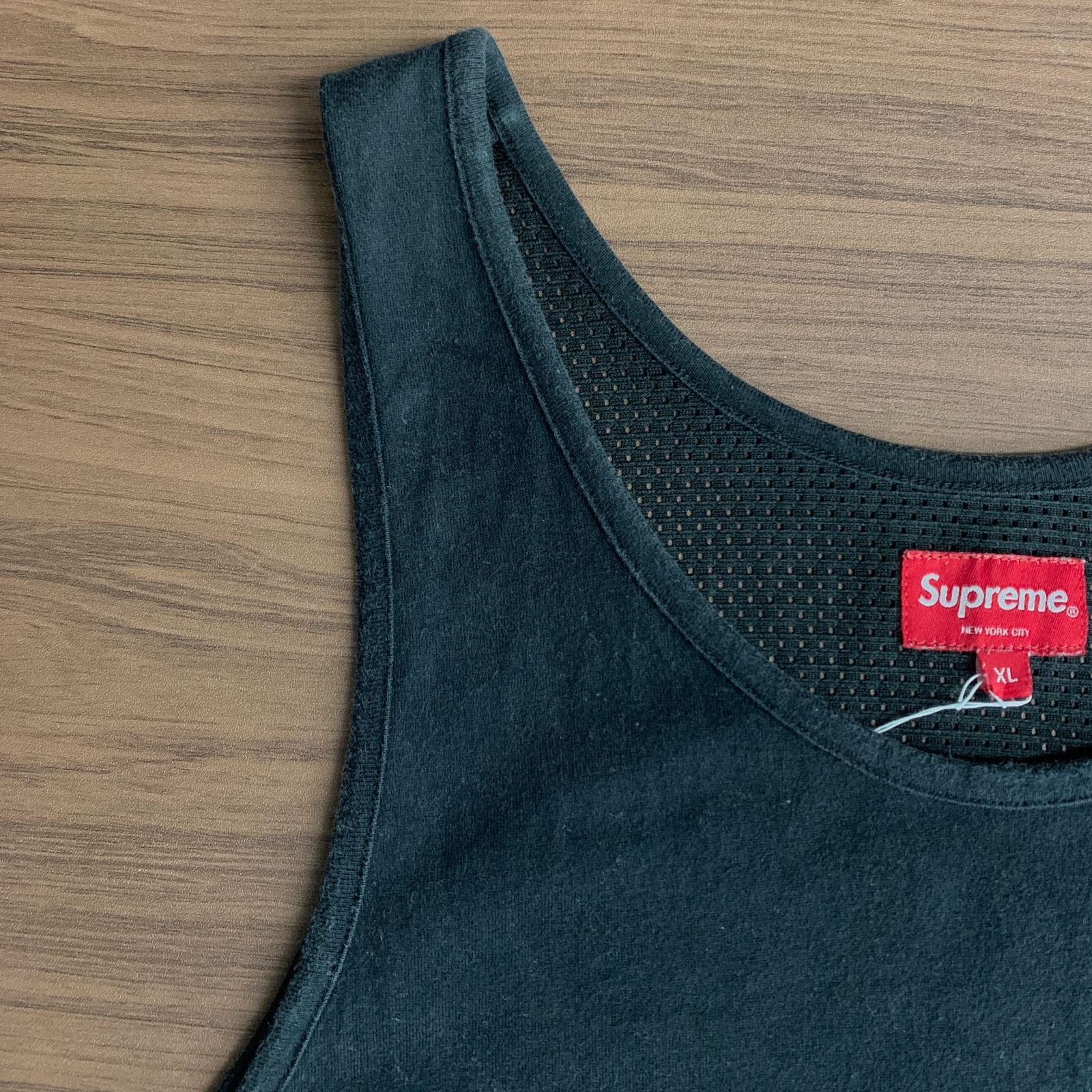 正規品】シュプリーム メッシュバック タンクトップ XL ブラック