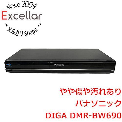 [bn:11] Panasonic　ブルーレイディスクレコーダー DMR-BW690-K　リモコンなし