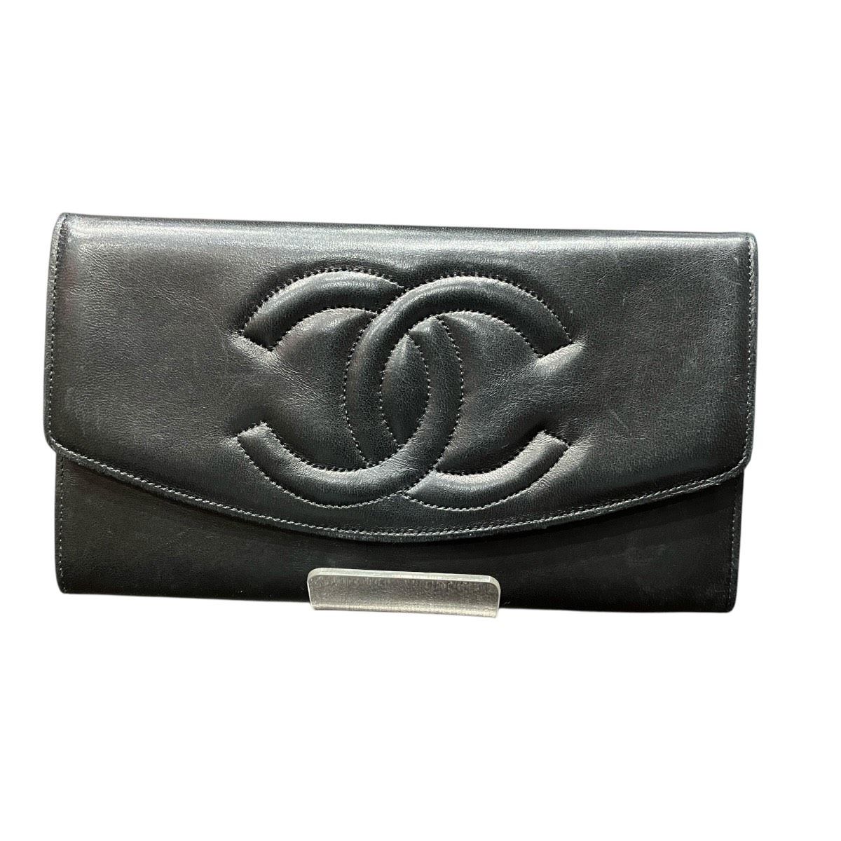 シャネル CHANEL ココマーク 長財布 レザー レディース - メルカリ