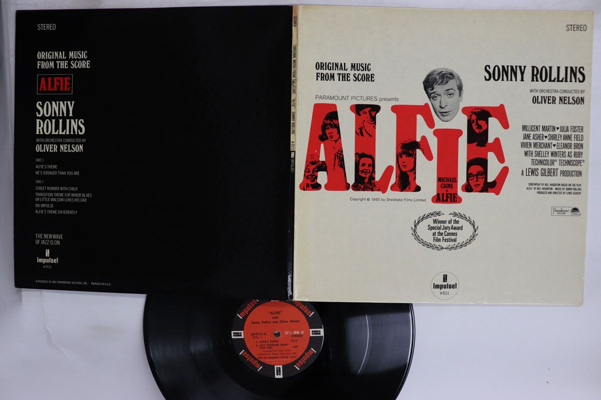LP/GF Sonny Rollins Original Music From The Score ”alfie” AS9111 IMPLUSEL! US /00400