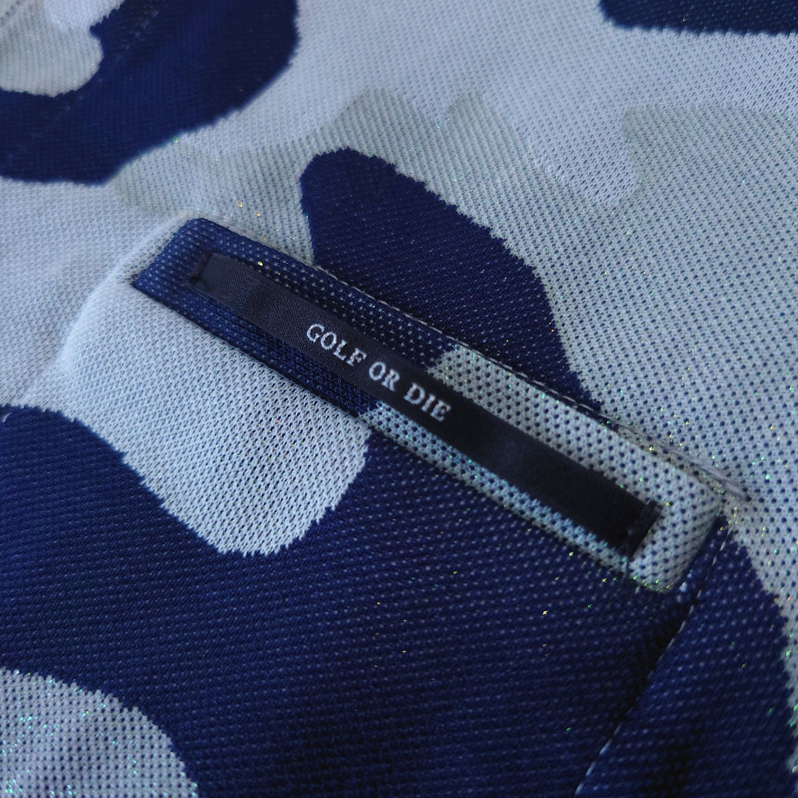 極美品 MARK&LONA GOLF カモ柄 ポロシャツ スカルカモ ショート