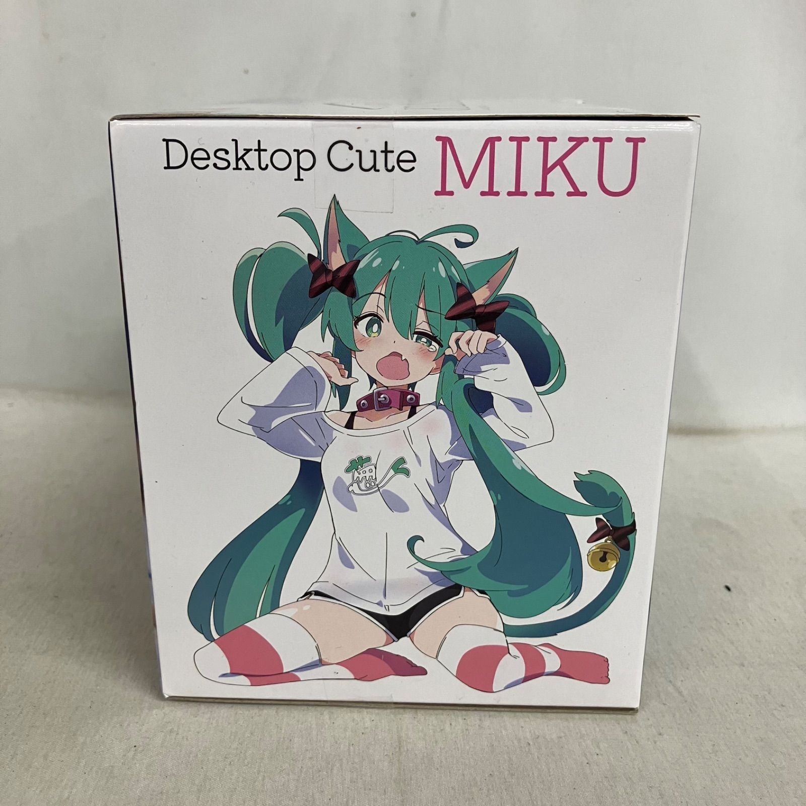 未開封 初音ミク Desktop Cute 初音ミク 猫耳Tシャツ フィギュア 