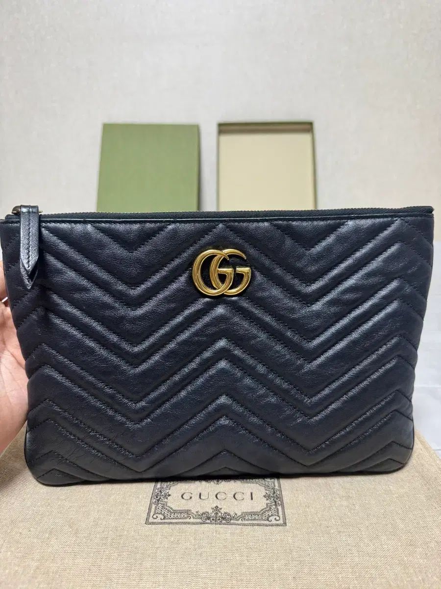 正規品 グッチ マーモント クラッチバッグ