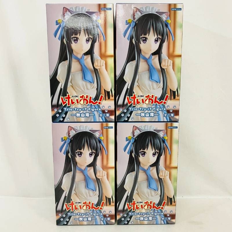 けいおん！ プライズ フィギュア 4個 まとめ セット / TrioTryiT 