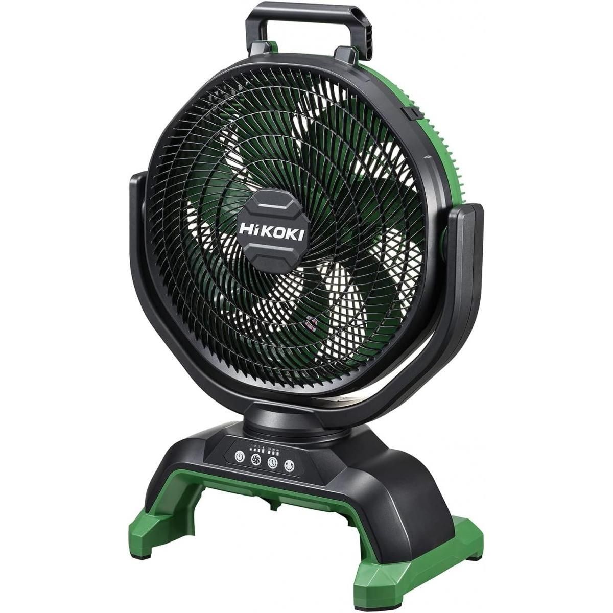 【在庫有・即納】 HiKOKI(ハイコーキ) 14.4V 18V 兼用 充電式 ファン 工場扇 低騒音 自動首振り 蓄電池別売り ACアダプタ付き UF18DA(NN)