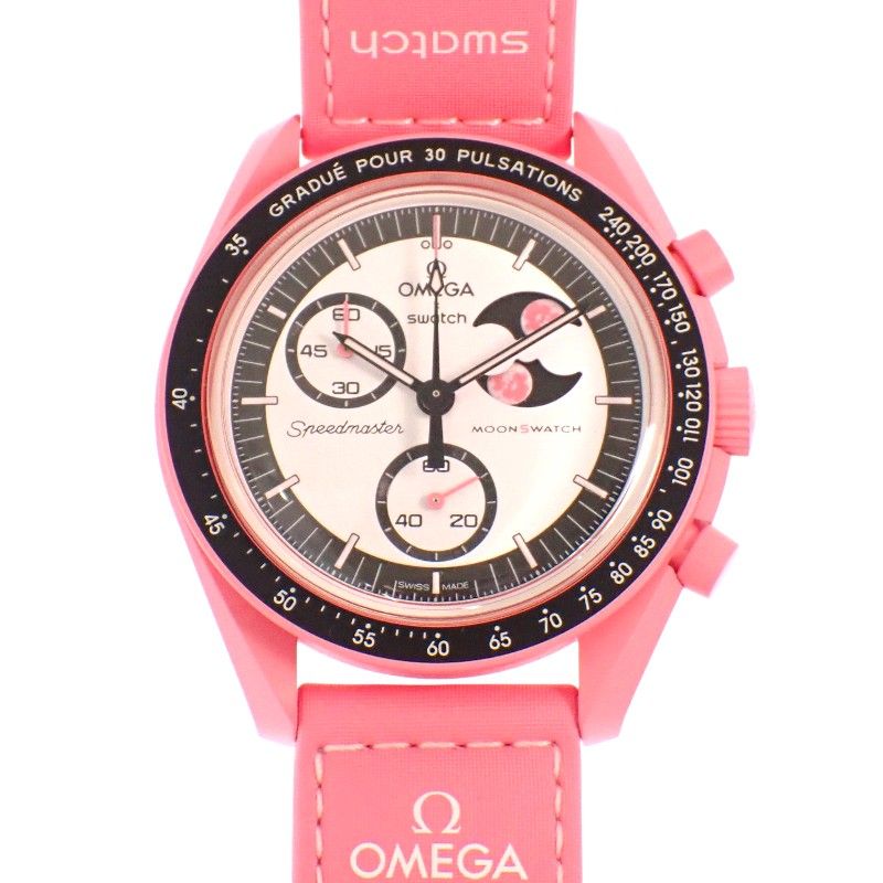 オメガ OMEGA スウォッチ SWATCH ミッショントゥザピンク ムーン