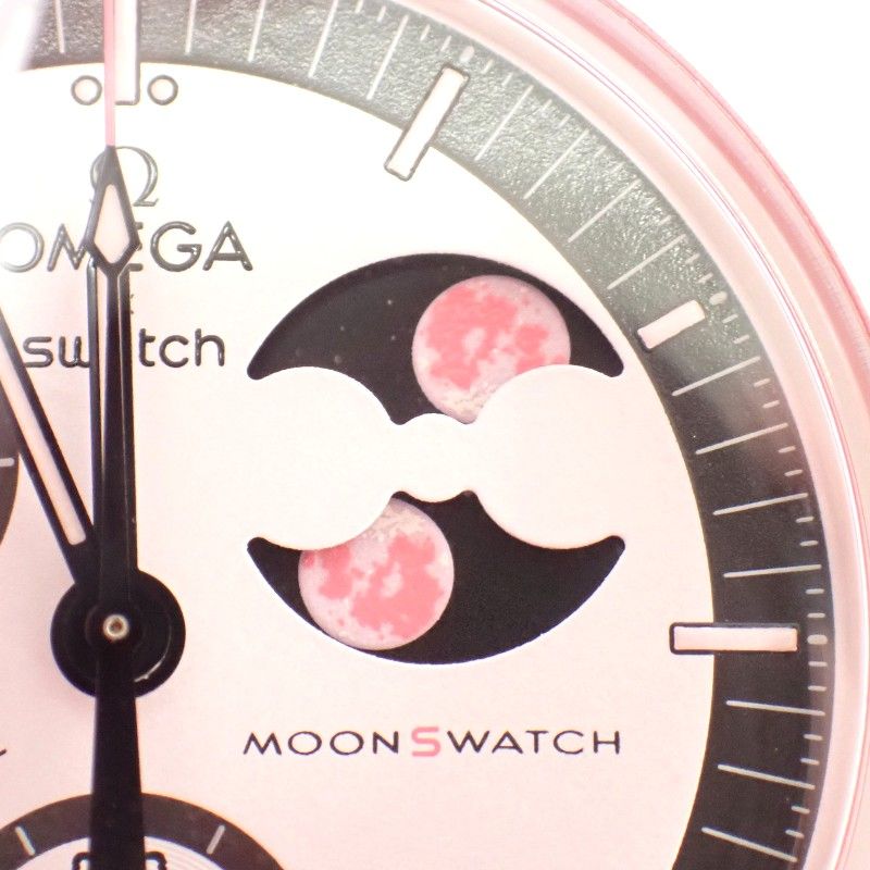 オメガ OMEGA スウォッチ SWATCH ミッショントゥザピンク ムーン