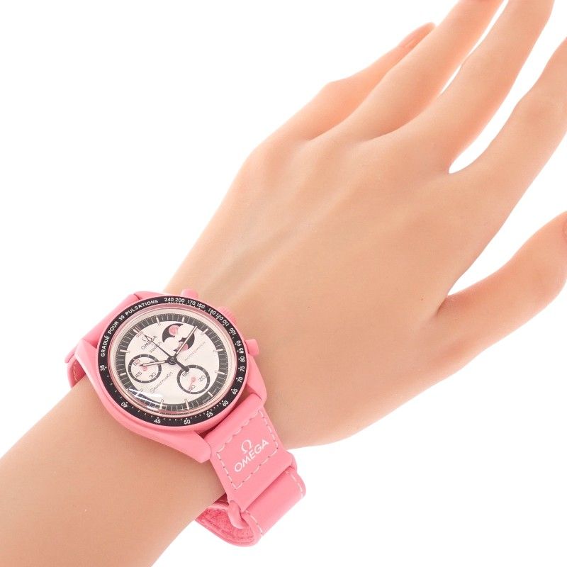 オメガ OMEGA スウォッチ SWATCH ミッショントゥザピンク ムーン