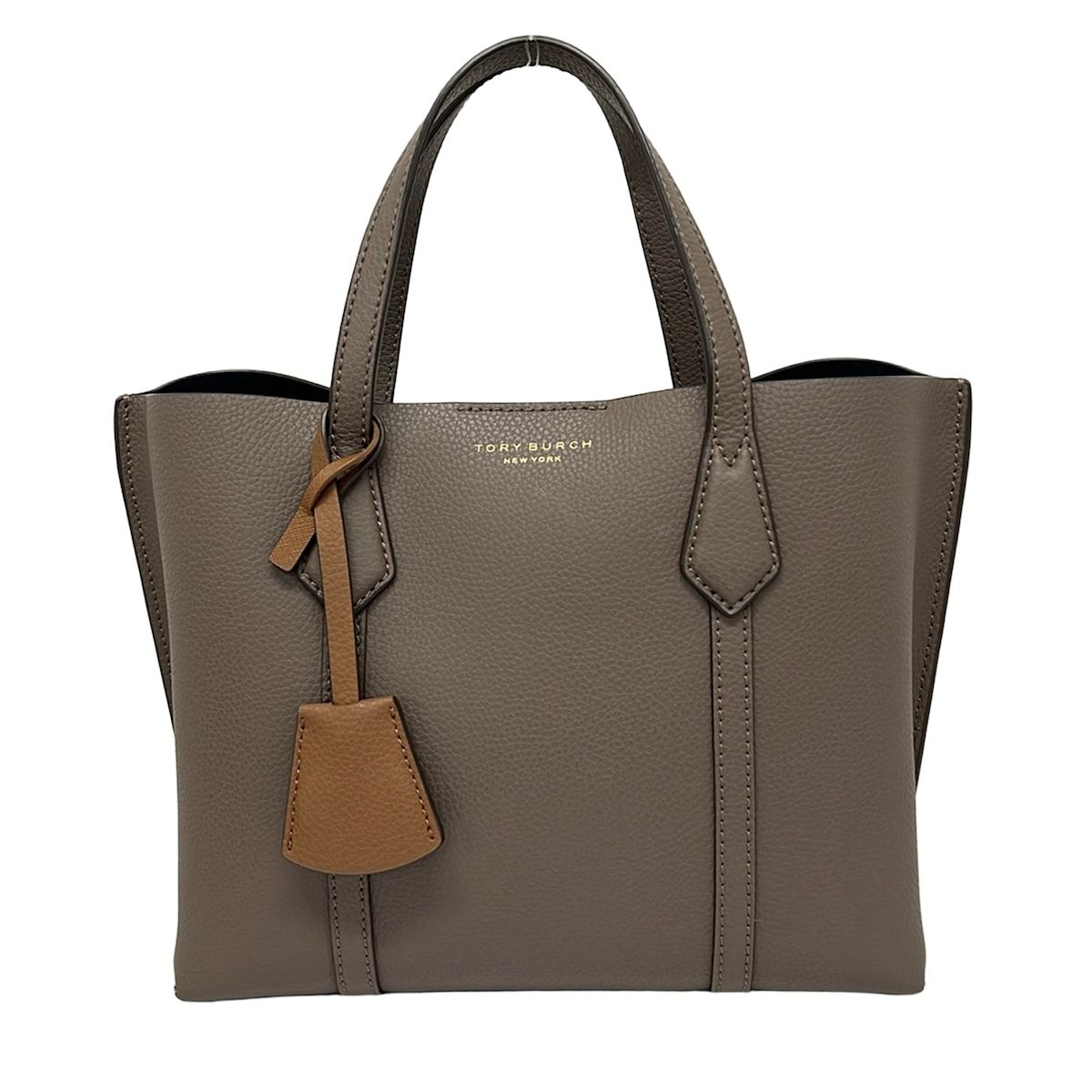 TORY BURCH(トリーバーチ) トートバッグ - グレーベージュ レザー 
