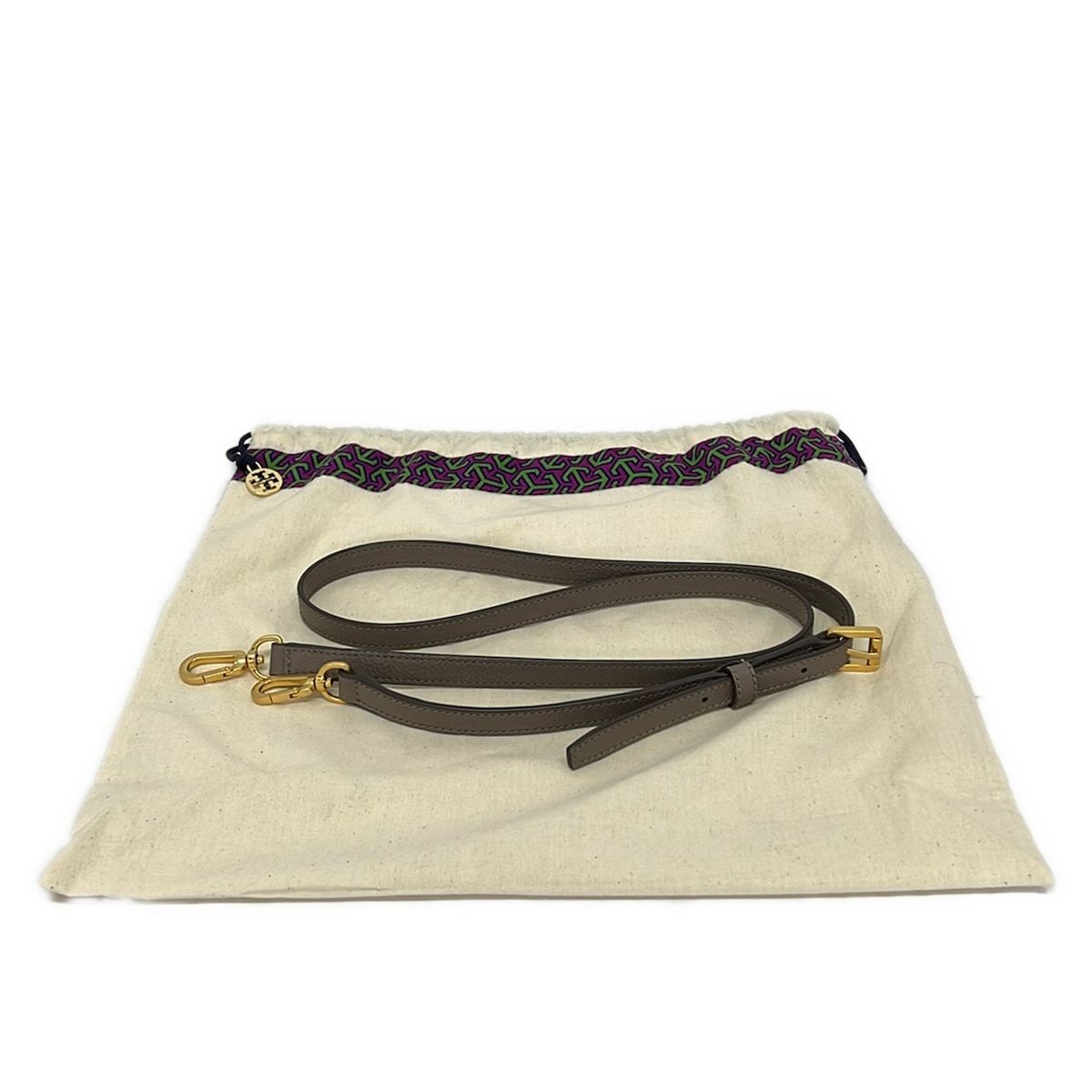 TORY BURCH(トリーバーチ) トートバッグ - グレーベージュ レザー