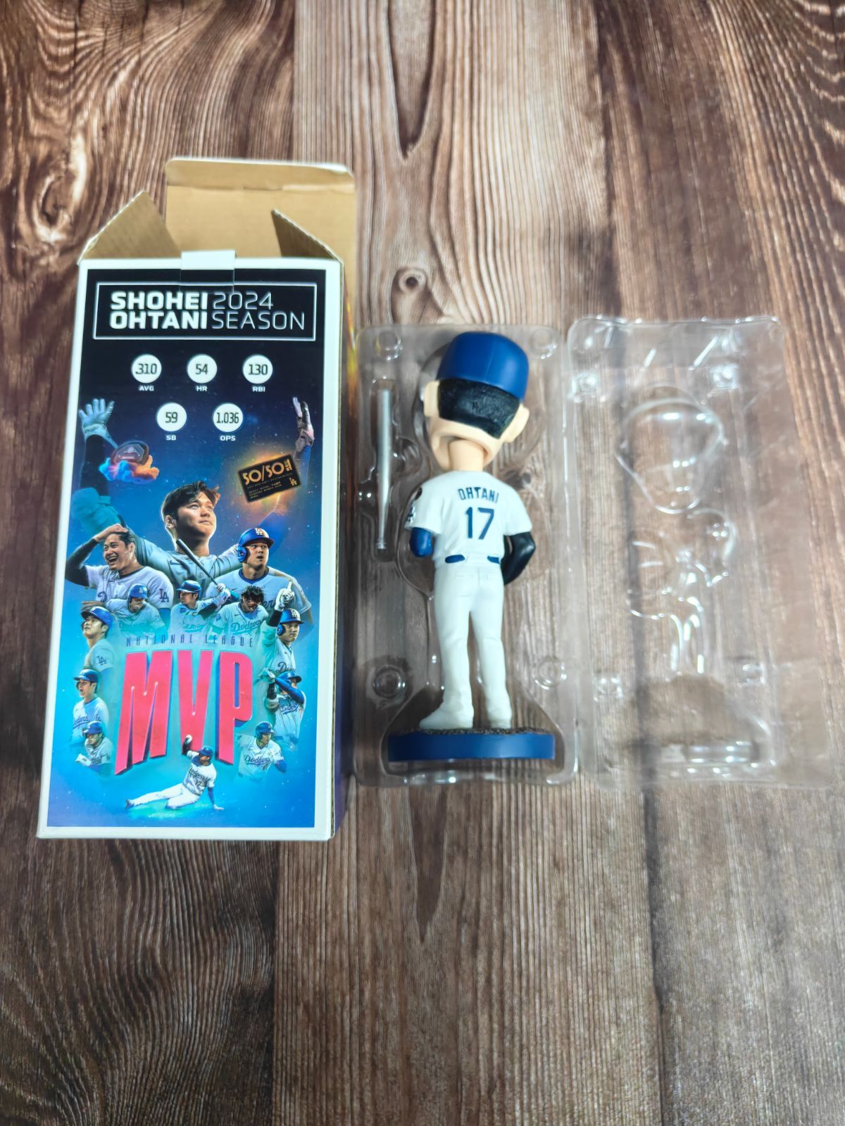 大谷翔平ボブルヘッド2025 DodgersシルバーバットMVP - メルカリ