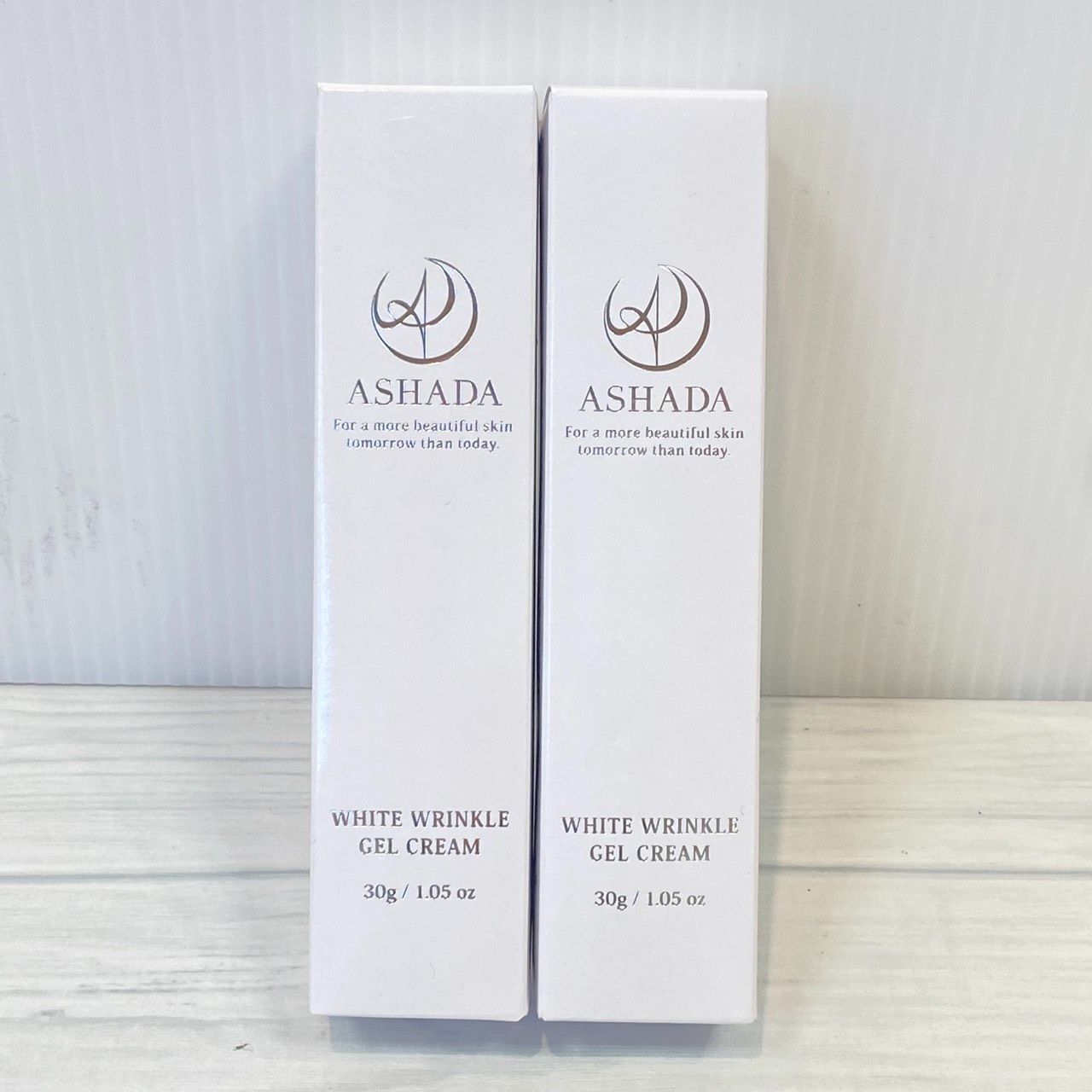【塩】未使用品 アスハダ ASHADA シミシワホワイトクリーム 30g 2本【24138SK】F04
