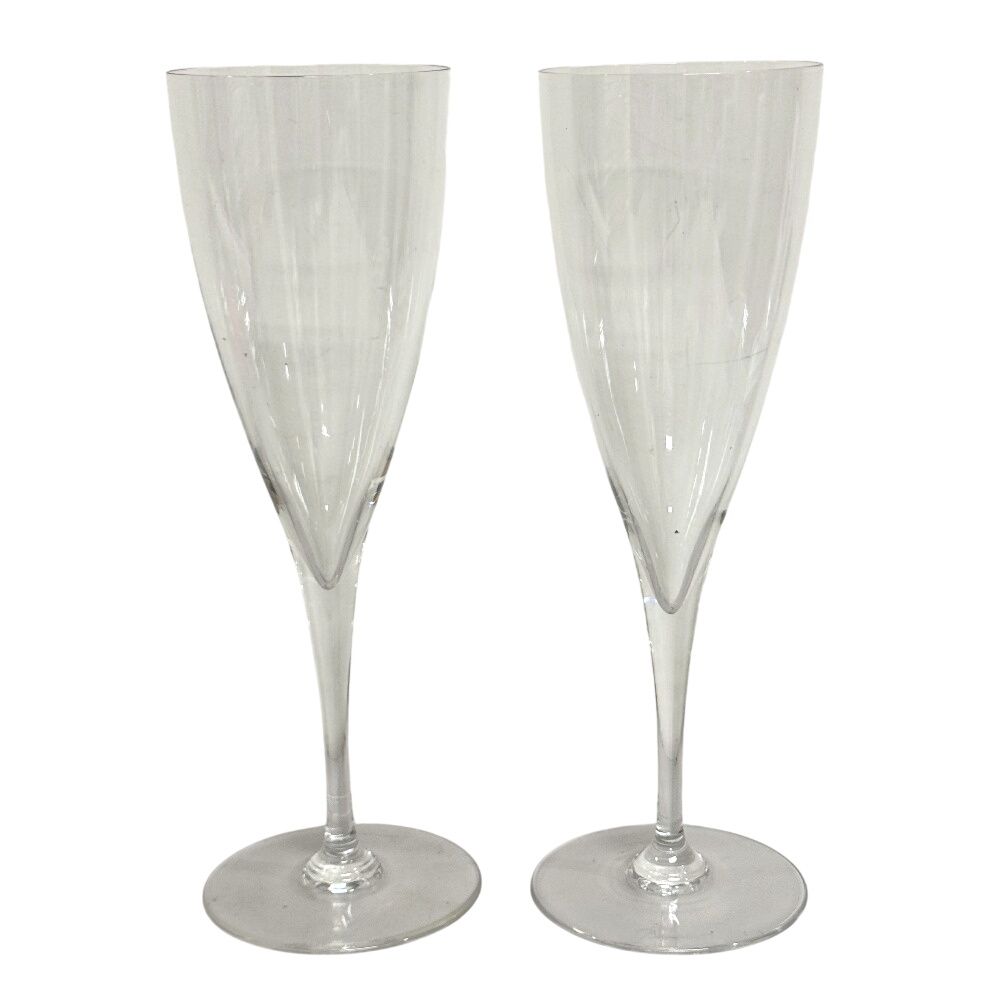 Baccarat バカラ ドンペリニヨン 口径約7.2cm 2点 まとめて シャンパン 
