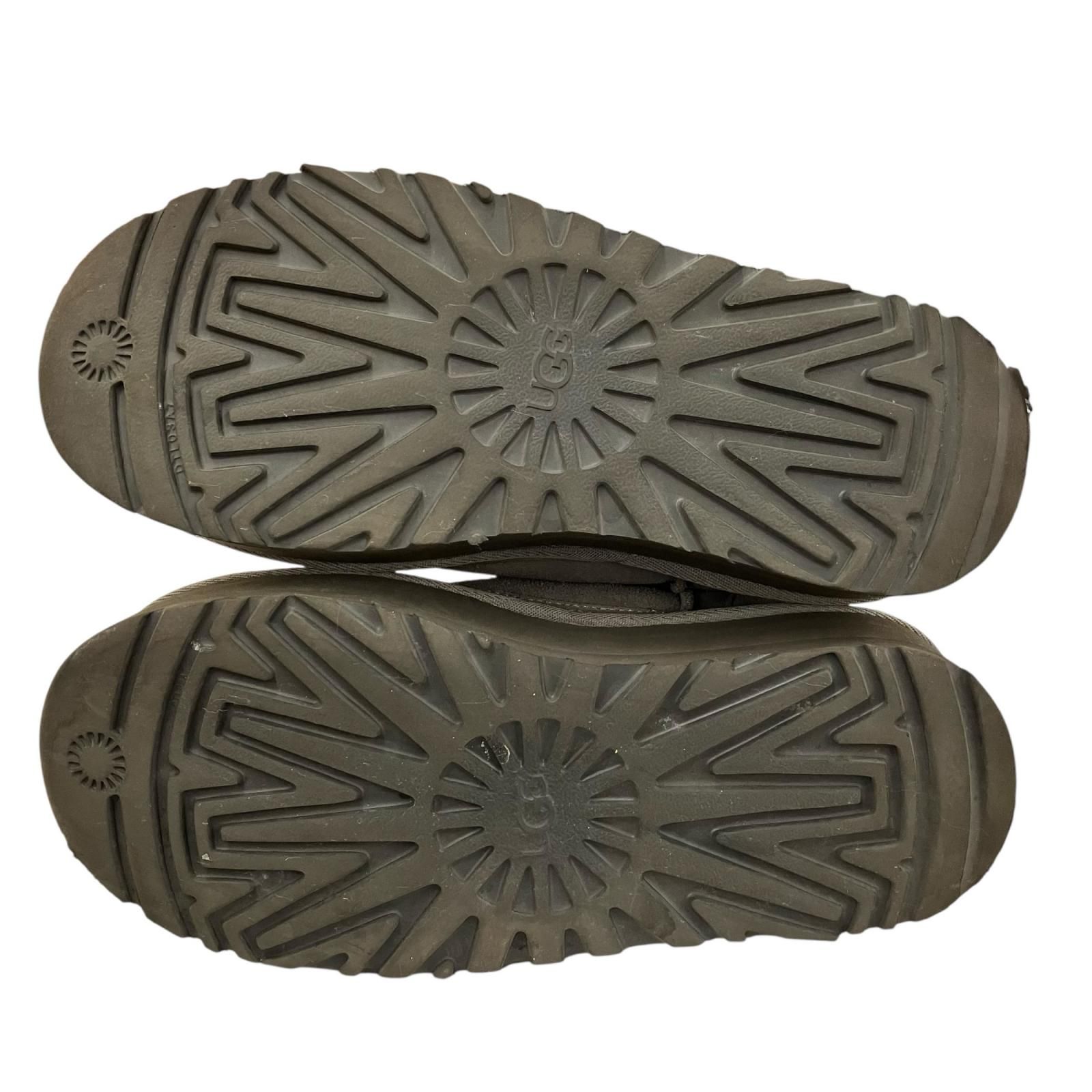 186000 現状品 UGG アグ Neumel Platform Chelsea ムートンブーツ 24cm グレージュ系
