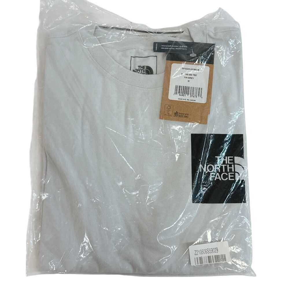 ザ ノースフェイス THE NORTH FACE Tシャツ M FINE S/S TEE グレー M 