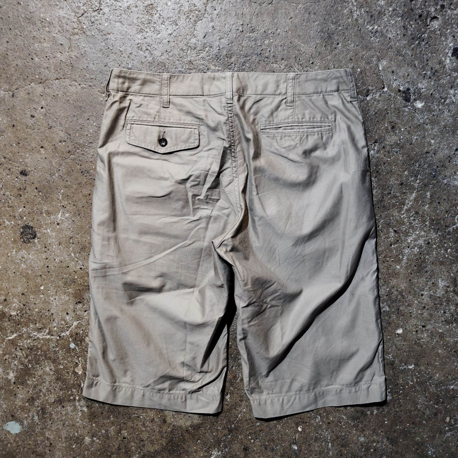 COMME des GARCONS HOMME 10ss 製品洗い加工ハーフパンツ パッカリング