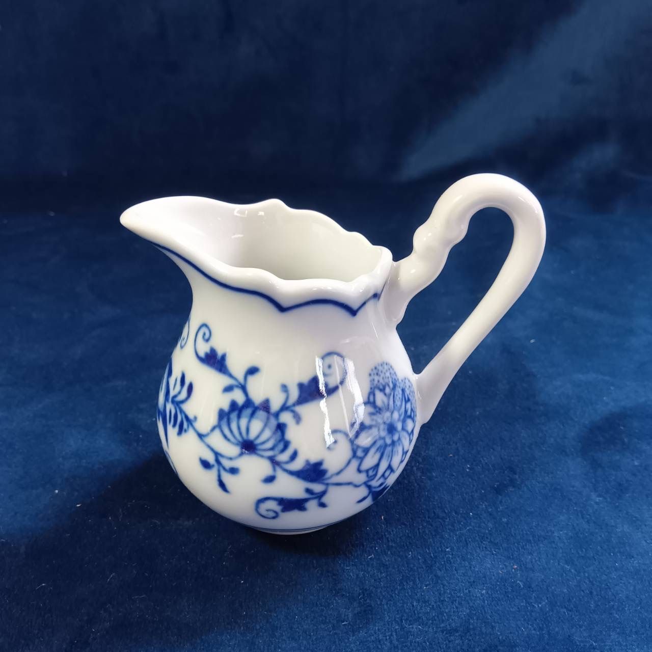 ボヘミア Bohemia 美品 カールスバード ブルーオニオン チェコ 
